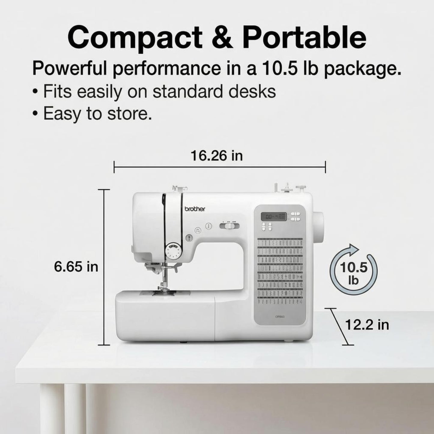 Brother CP100X Computerized Sewing & Embroidery Combo