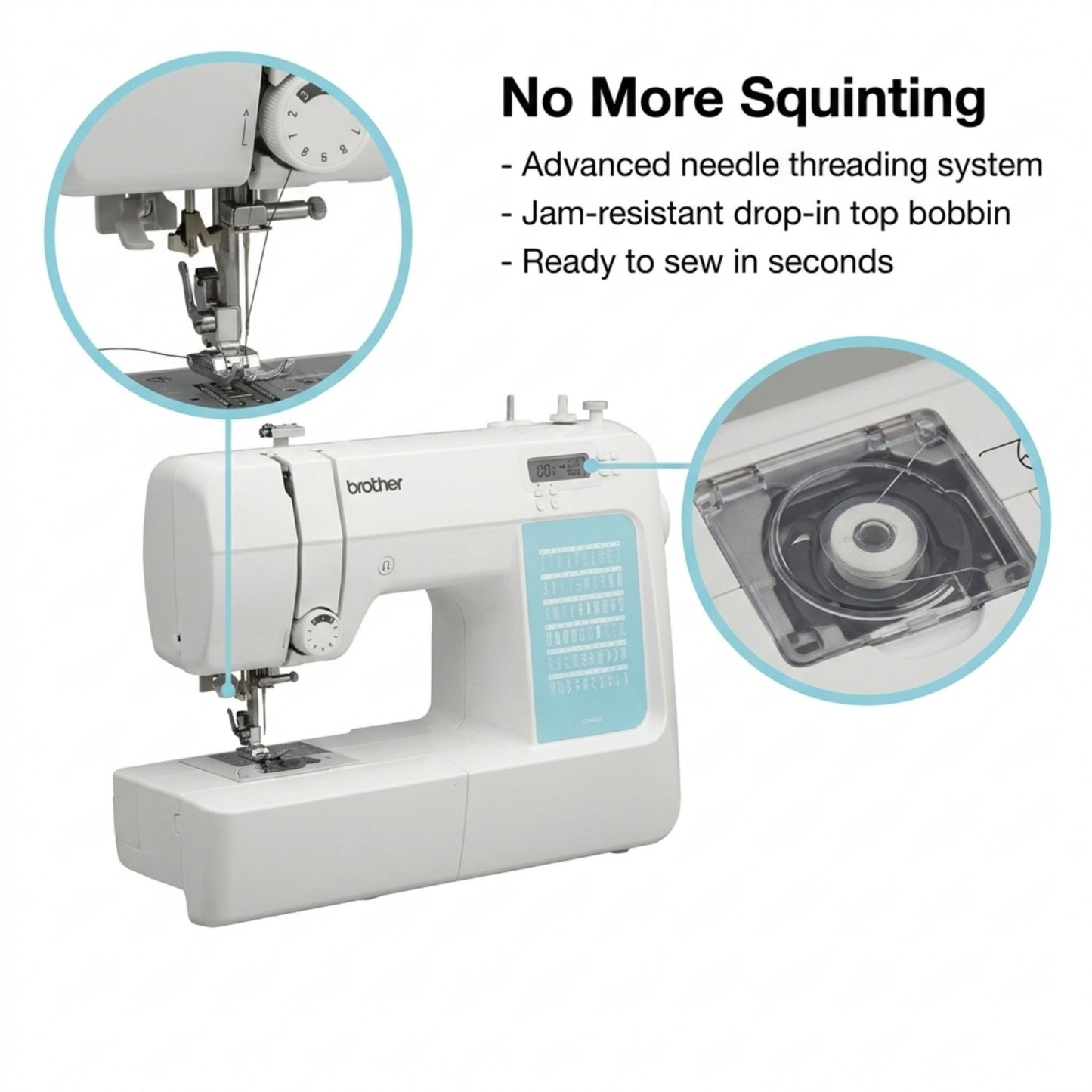 Brother CP60X 60-Stitch Computerized Sewing & Embroidery Combo