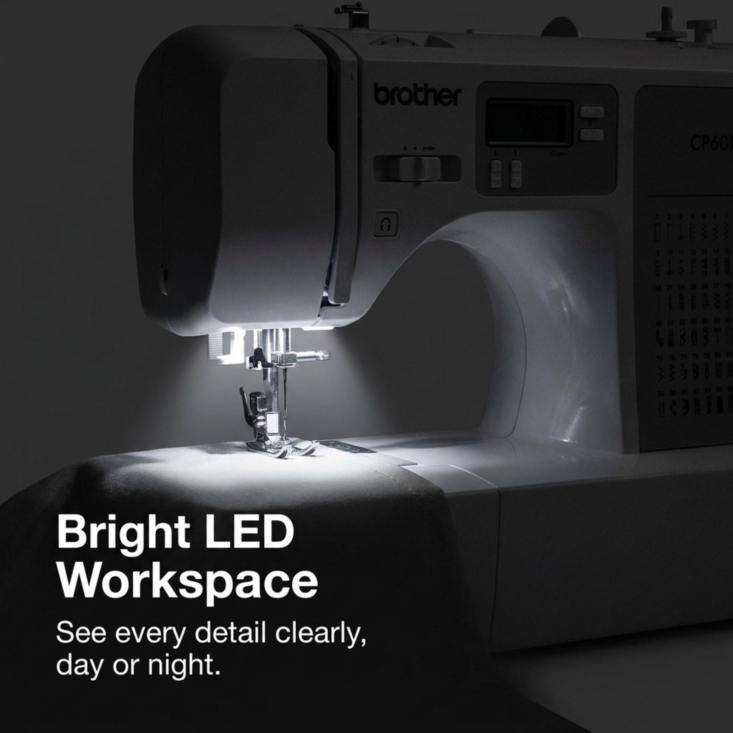Brother CP60X 60-Stitch Computerized Sewing & Embroidery Combo