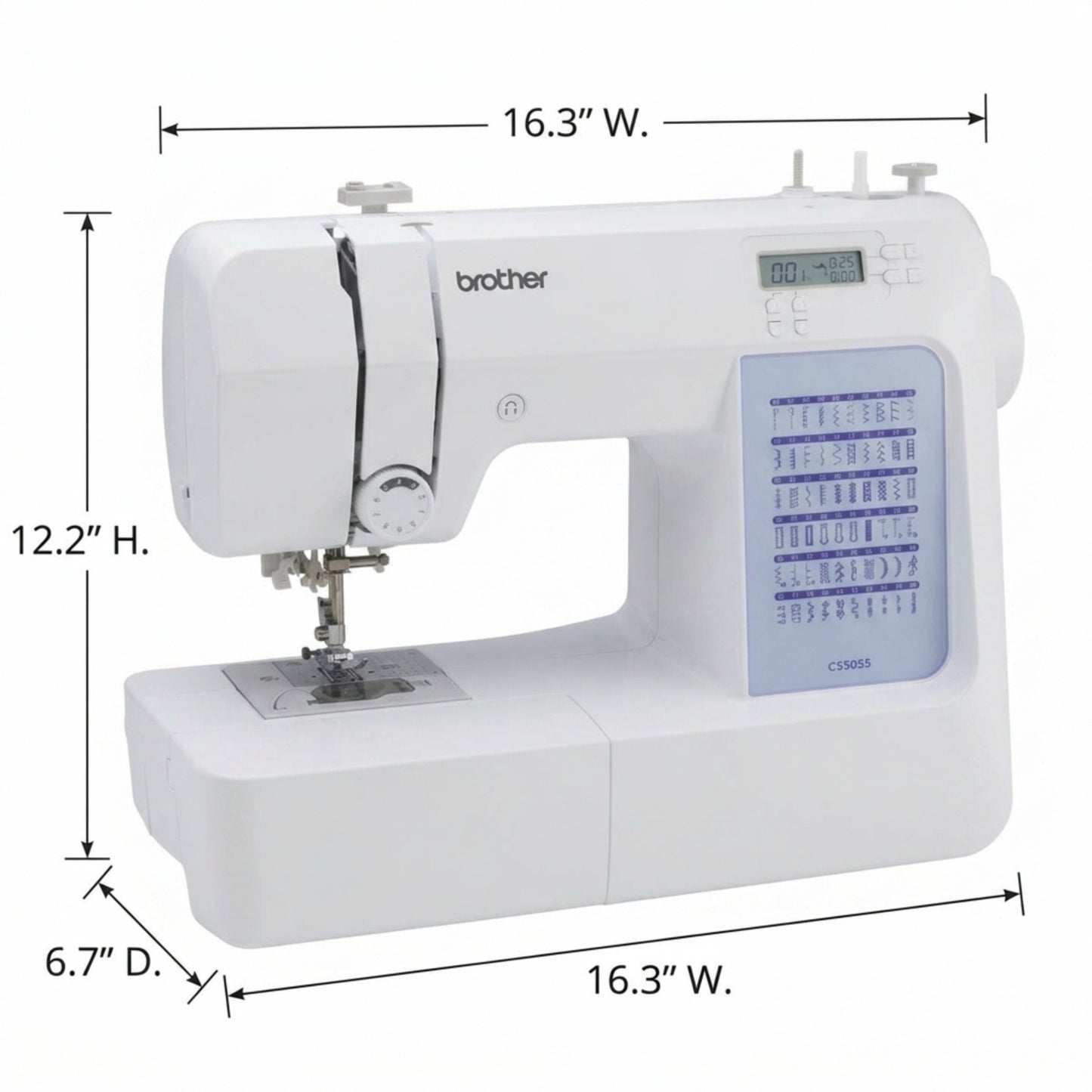 Brother CS5055 60-Stitch Computerized Sewing & Embroidery Combo