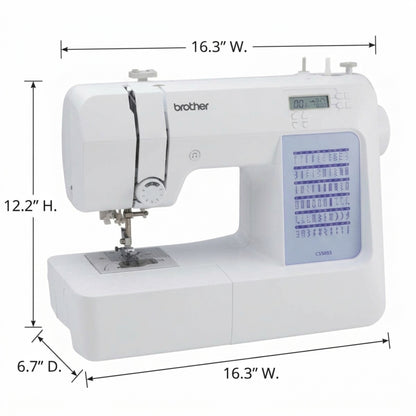 Brother CS5055 60-Stitch Computerized Sewing & Embroidery Combo