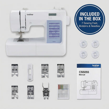 Brother CS5055 60-Stitch Computerized Sewing & Embroidery Combo