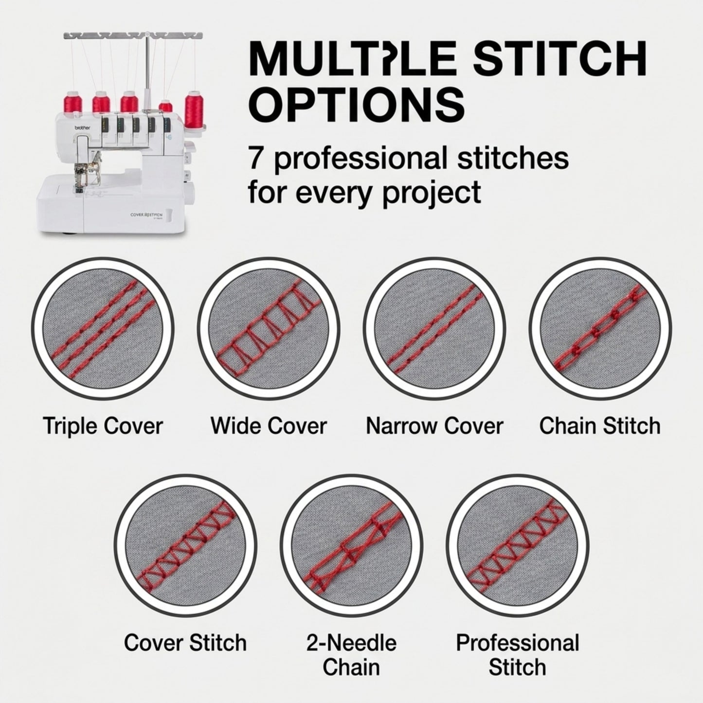 Brother CV3550 Double-Sided Cover Stitch