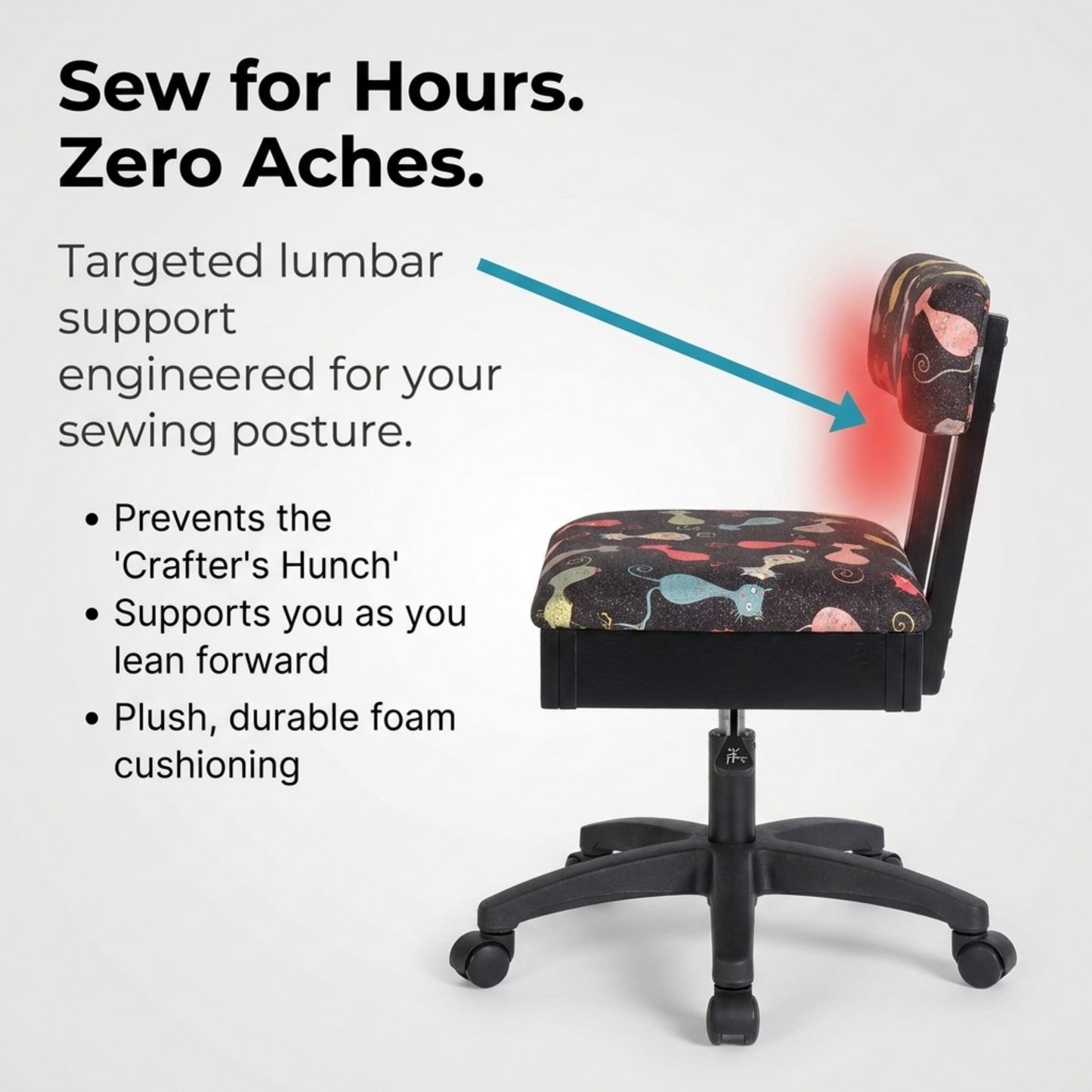 Arrow Sewing Hydraulic Chair