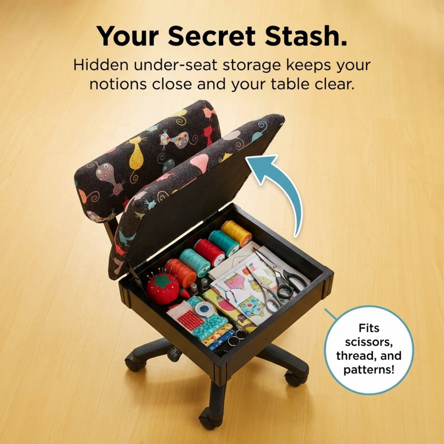 Arrow Sewing Hydraulic Chair
