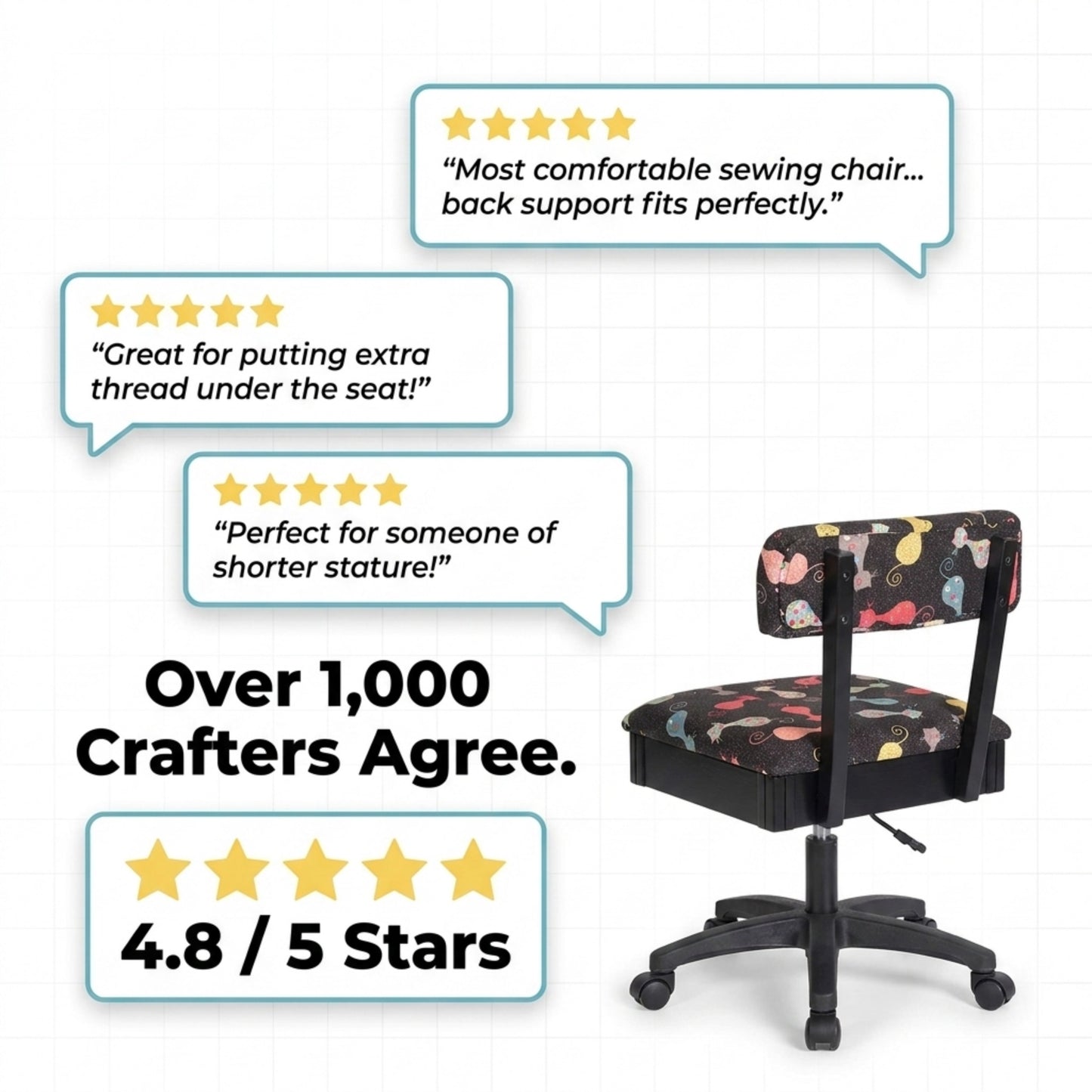 Arrow Sewing Hydraulic Chair
