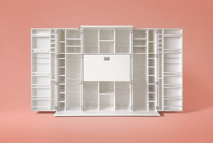 Create Room DreamBox XL & XL Plus – White & White Oak Craft Storage Cabinet