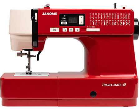 Janome Memory Craft 6700 Professional Sewing Machine with Travel Mate 30 Computerized Sewing Machine Bundle - High-Speed Quilting & Portable Everyday Sewing