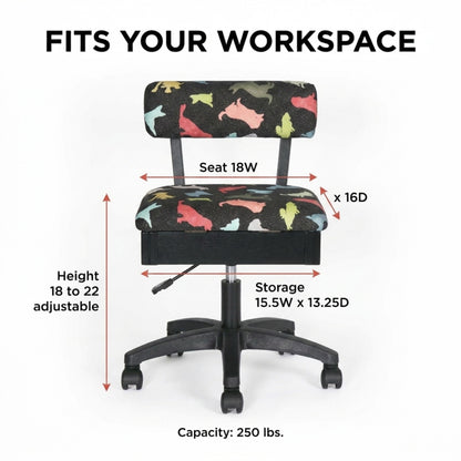 Arrow Sewing Hydraulic Chair
