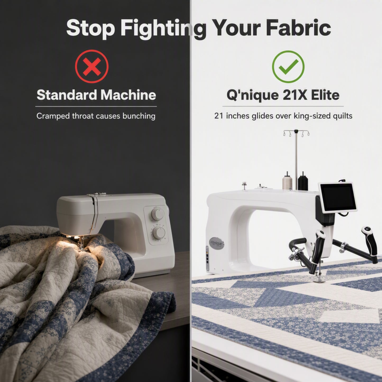 Grace SMP-01-15669 Q'nique 21X Elite Quilting Machine