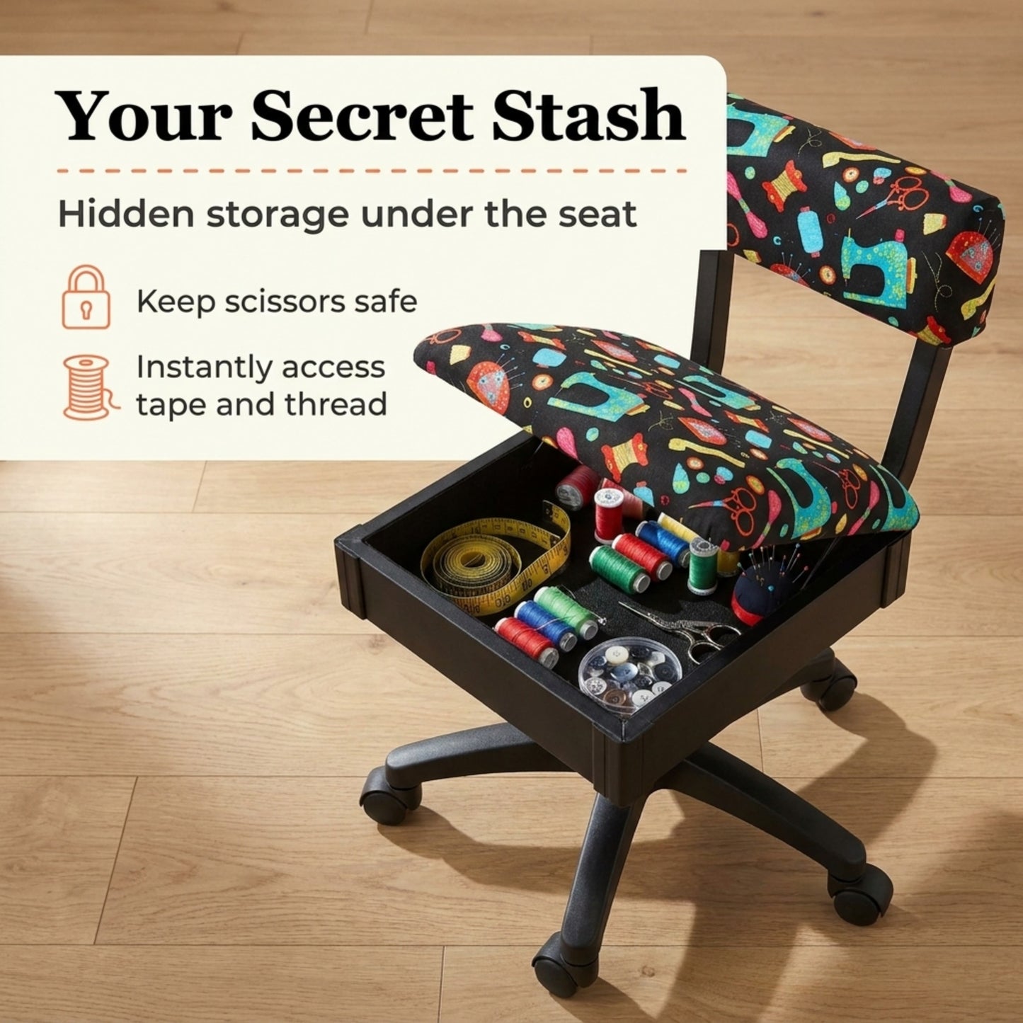 Arrow Sewing Hydraulic Chair