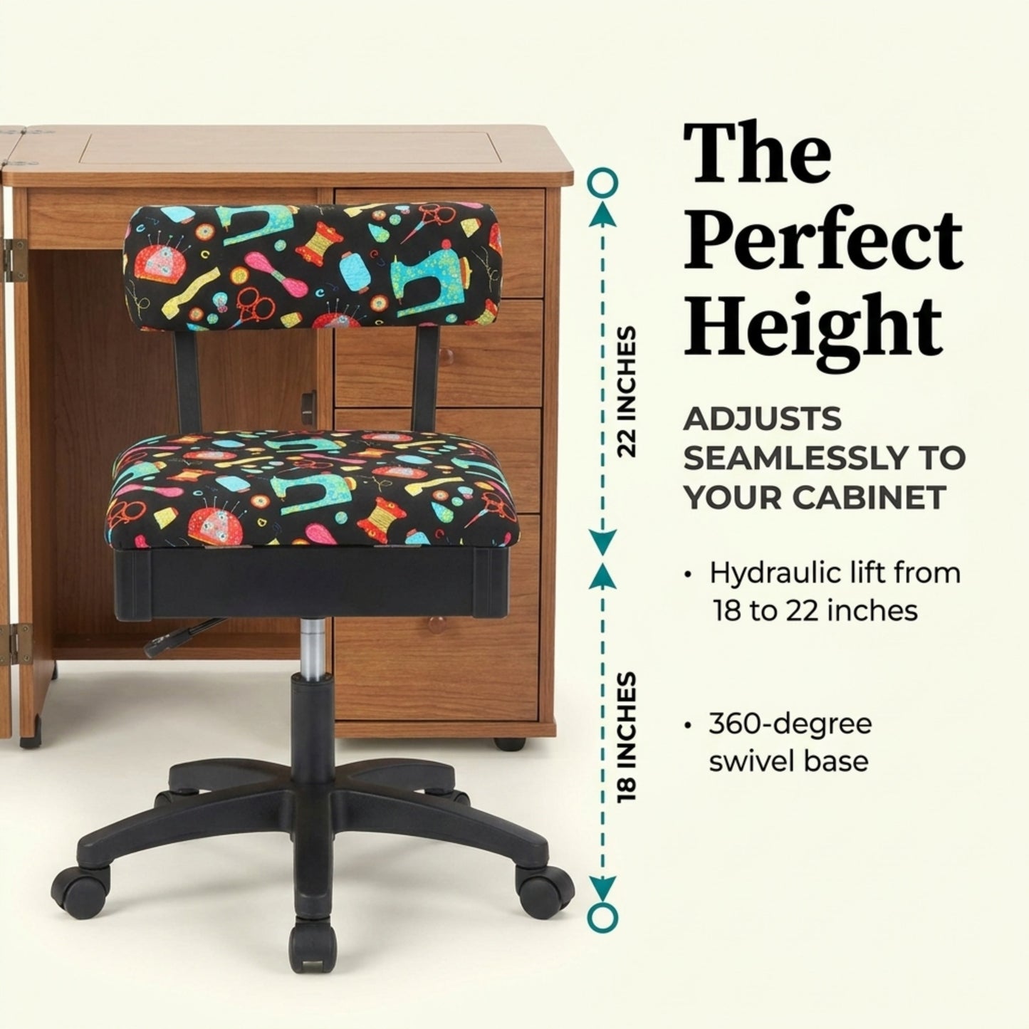 Arrow Sewing Hydraulic Chair