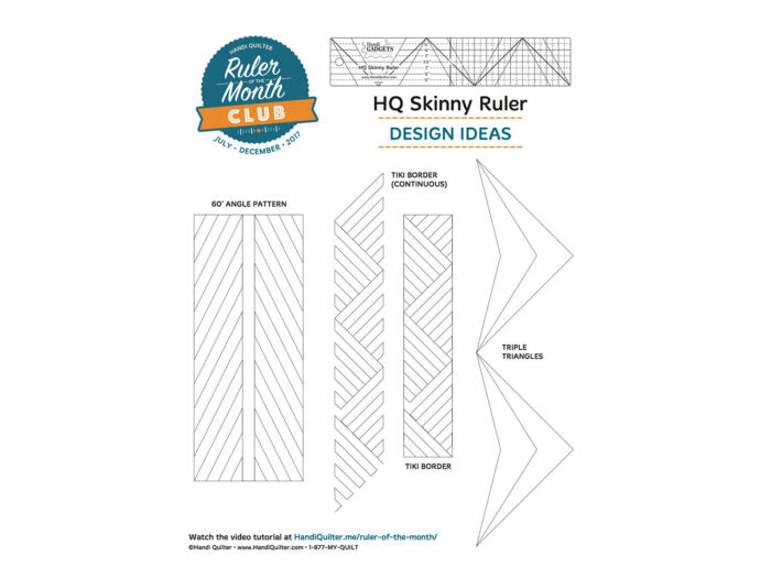 Handi Quilter HG00421 Skinny Ruler