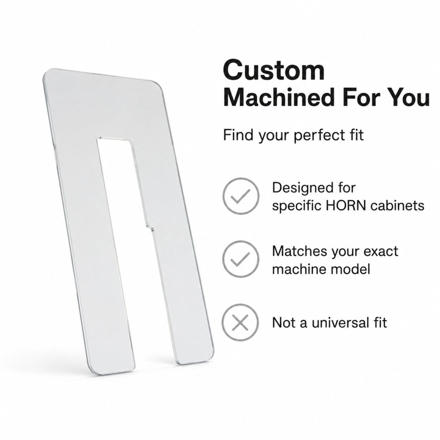 HORN 27" Special Cut Sewing Cabinet Insert