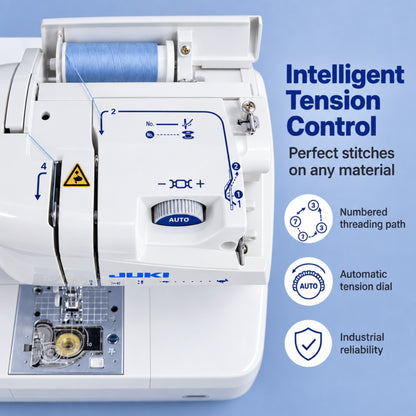 JUKI AMERICA HZL-F400 Exceed Series Sewing Machine with 157 Stitch Patterns and 3 Fonts