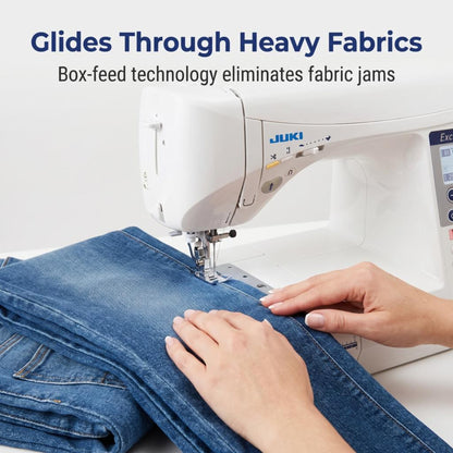 JUKI AMERICA HZL-F400 Exceed Series Sewing Machine with 157 Stitch Patterns and 3 Fonts