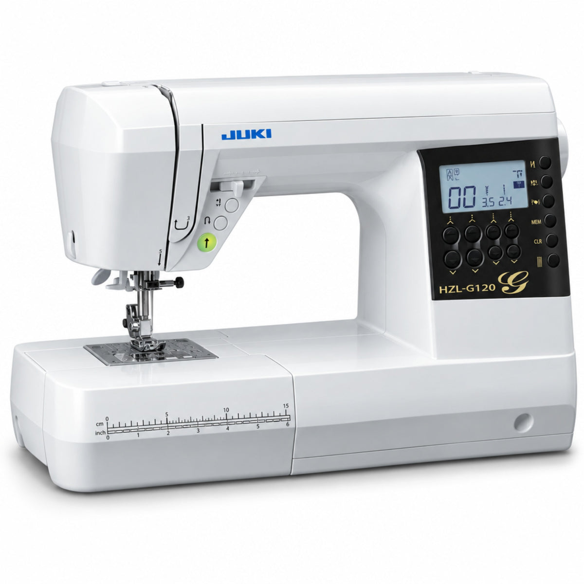 JUKI AMERICA HZL-G120 Full-Sized Computer Controlled Sewing Machine with 180 Stitch Patterns