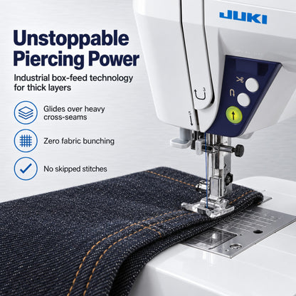 JUKI AMERICA HZL-G220 Full-Sized Computer Controlled Sewing Machine with Automatic Thread Trimmer