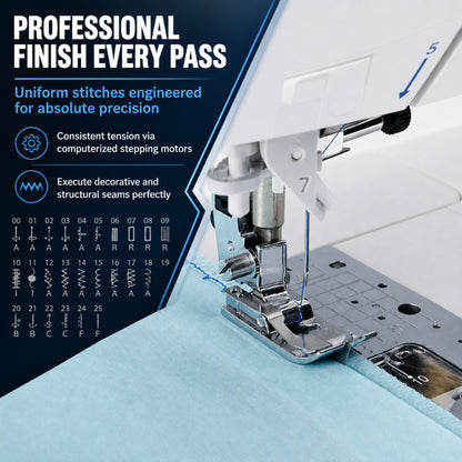 JUKI AMERICA HZL-LB5100 Compact Size Sewing Machine with 100 Stitch Patterns