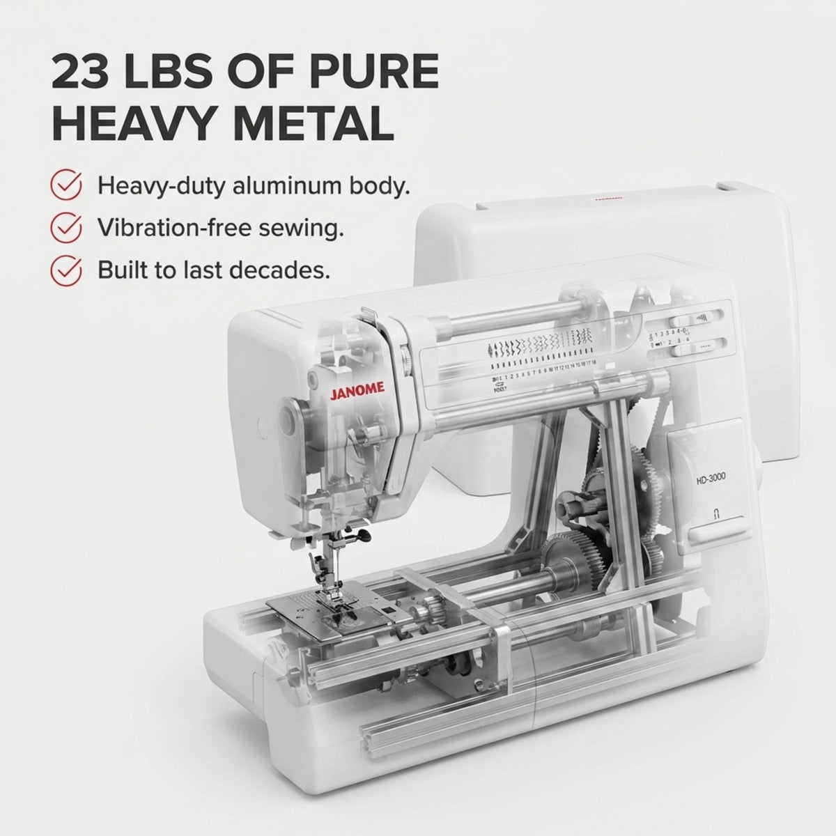Janome HD3000  Sewing Machine image 3