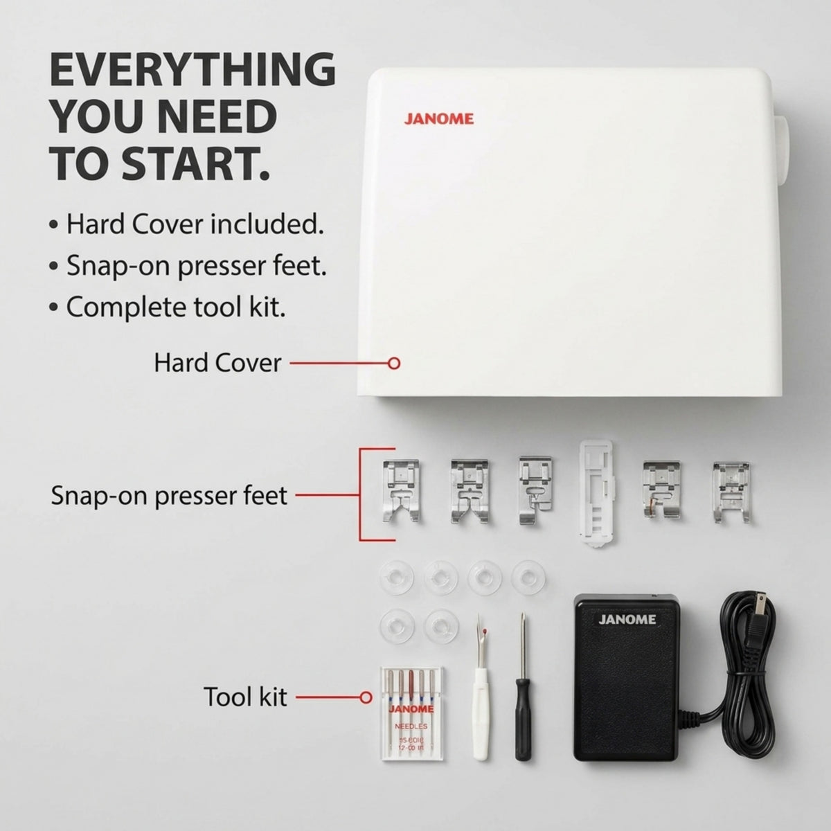 Janome HD3000  Sewing Machine image 6