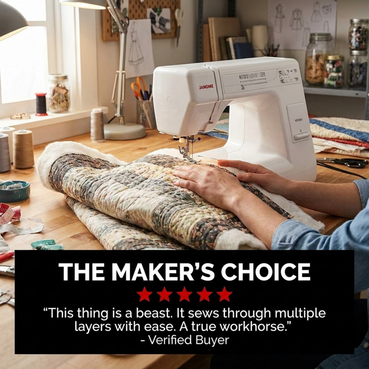 Janome HD3000  Sewing Machine image 7