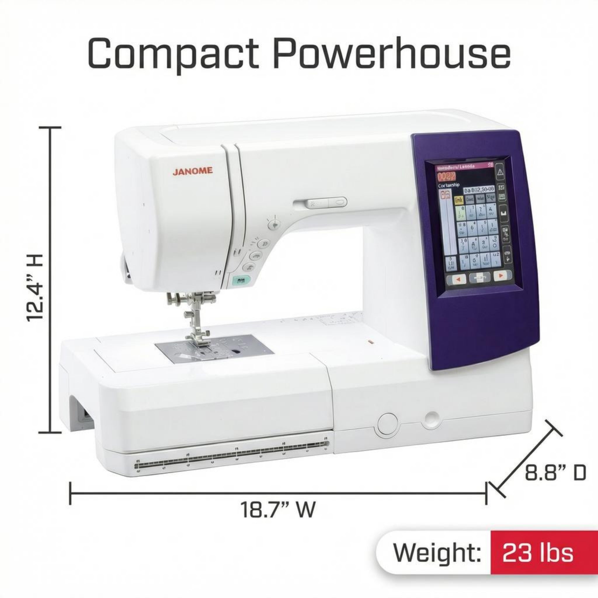 Janome 9850 Memory Craft Embroidery Machine