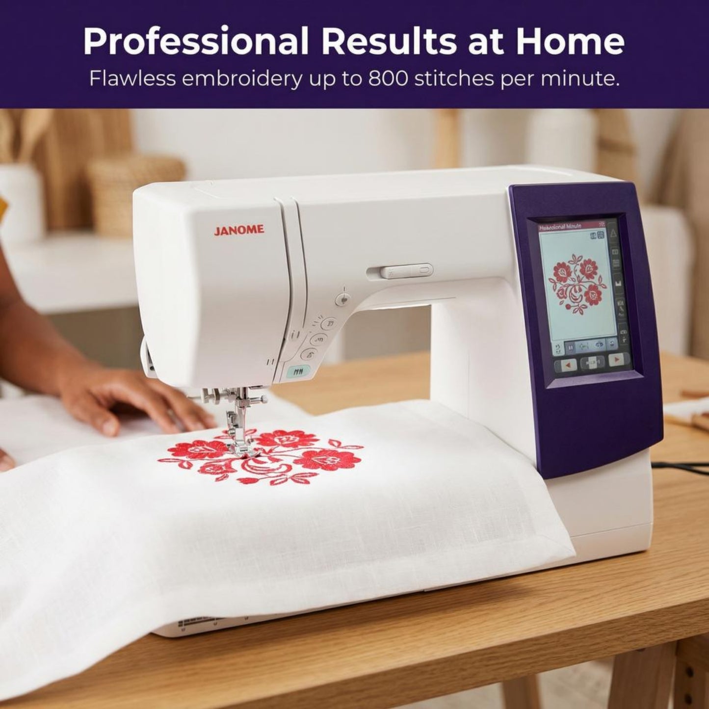Janome 9850 Memory Craft Embroidery Machine
