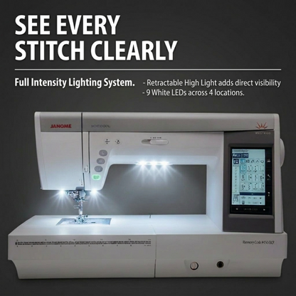 Janome 9450QCP Horizon Memory Craft Sewing Machine