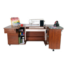Load image into Gallery viewer, Sydney Dual Rail Electric Sewing Cabinet
