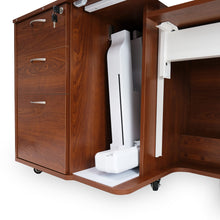 Load image into Gallery viewer, Sydney Dual Rail Electric Sewing Cabinet
