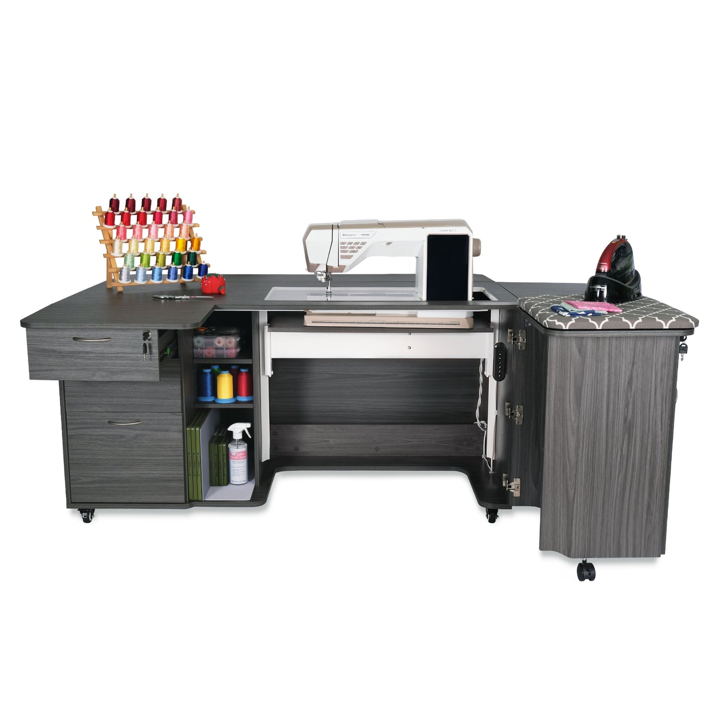 Arrow Sewing Sydney Dual Rail Electric Sewing Cabinet