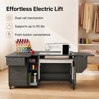 Arrow Sewing Sydney Lite Dual Rail Electric Sewing Cabinet