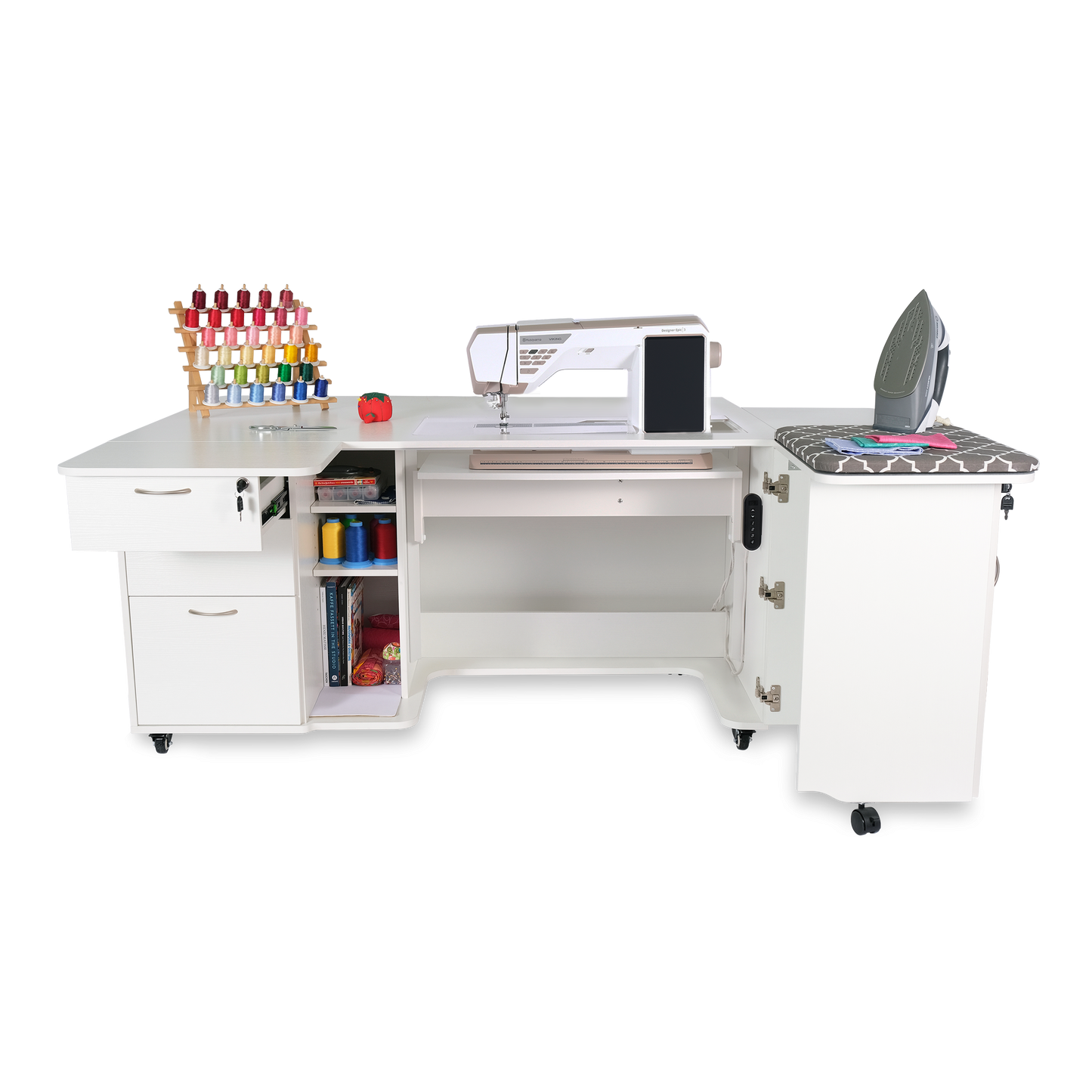 Arrow Sewing Sydney Dual Rail Electric Sewing Cabinet