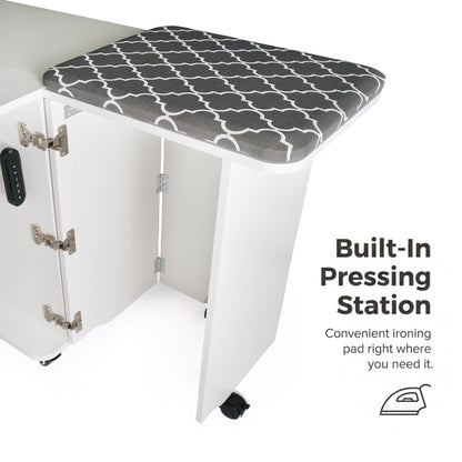 Arrow Sewing Sydney Dual Rail Electric Sewing Cabinet