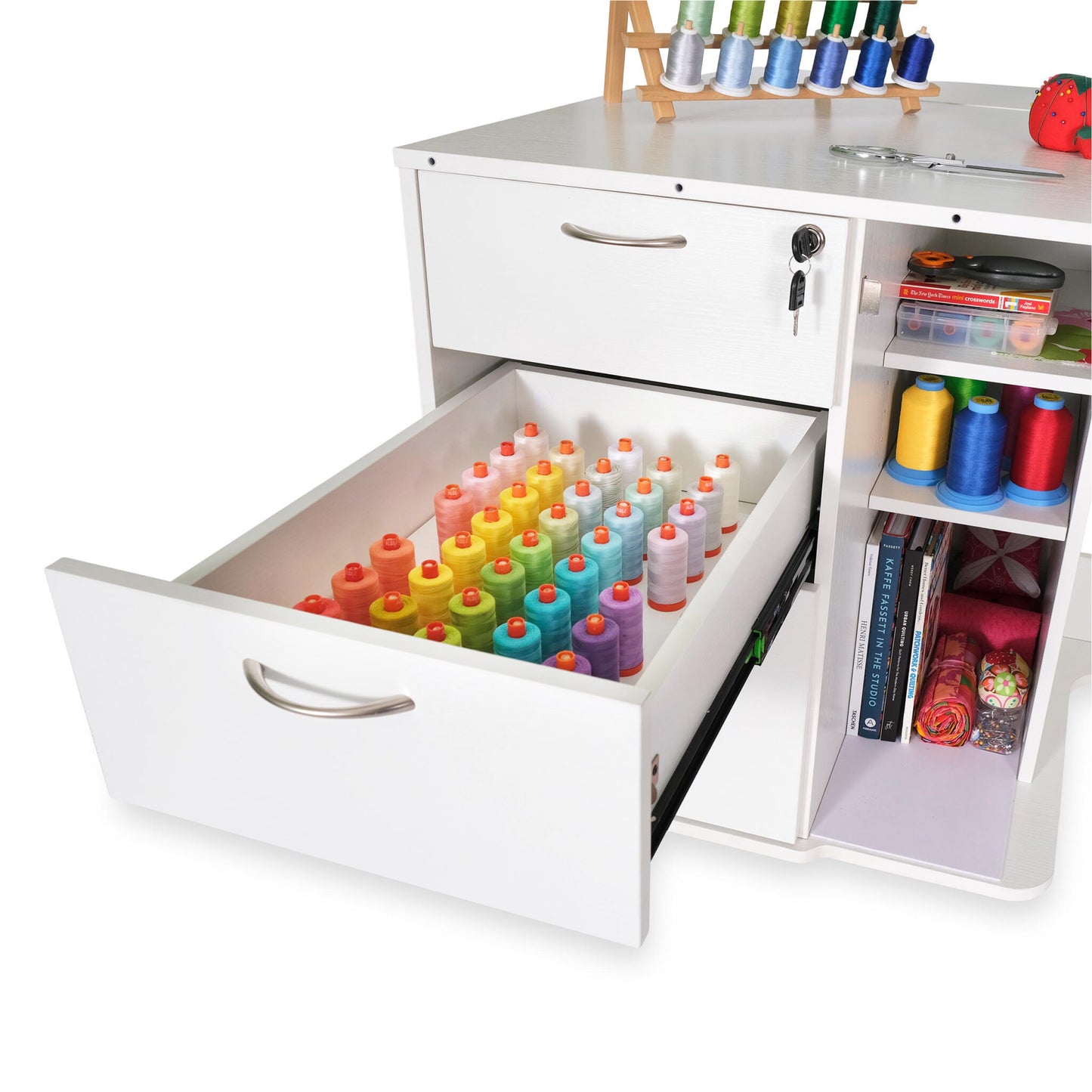 Arrow Sewing Sydney Dual Rail Electric Sewing Cabinet