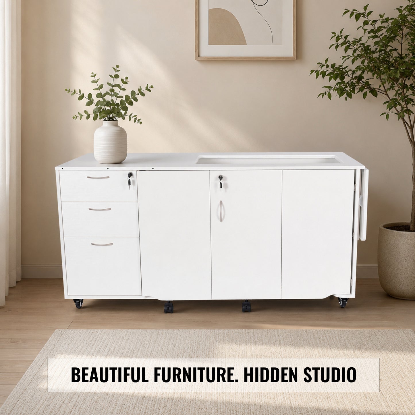 Arrow Sewing Sydney Dual Rail Electric Sewing Cabinet