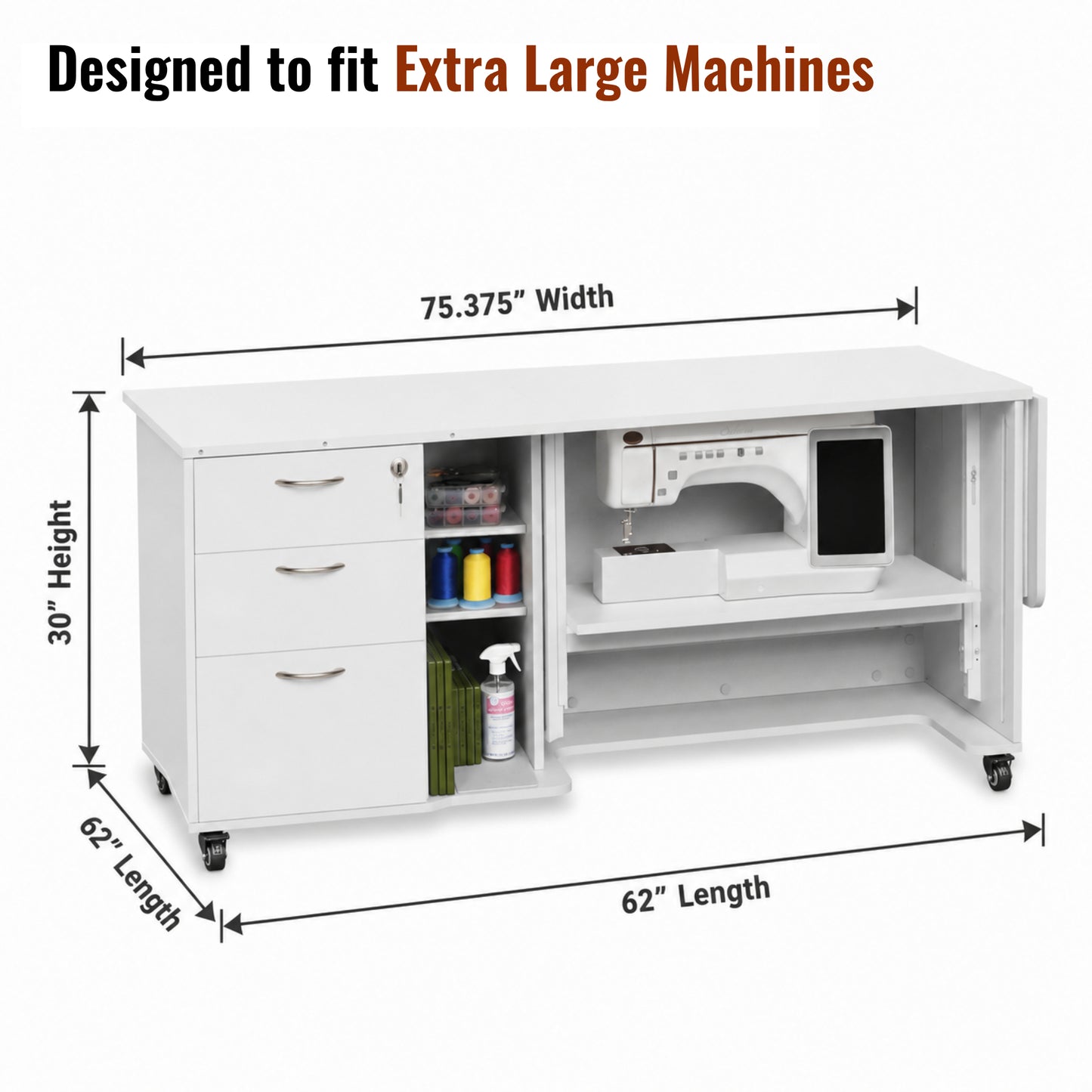 Arrow Sewing Sydney Lite XL Sewing Cabinet