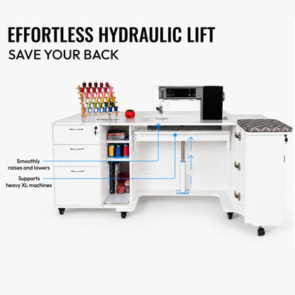 Sydney Hydraulic XL Sewing Cabinet