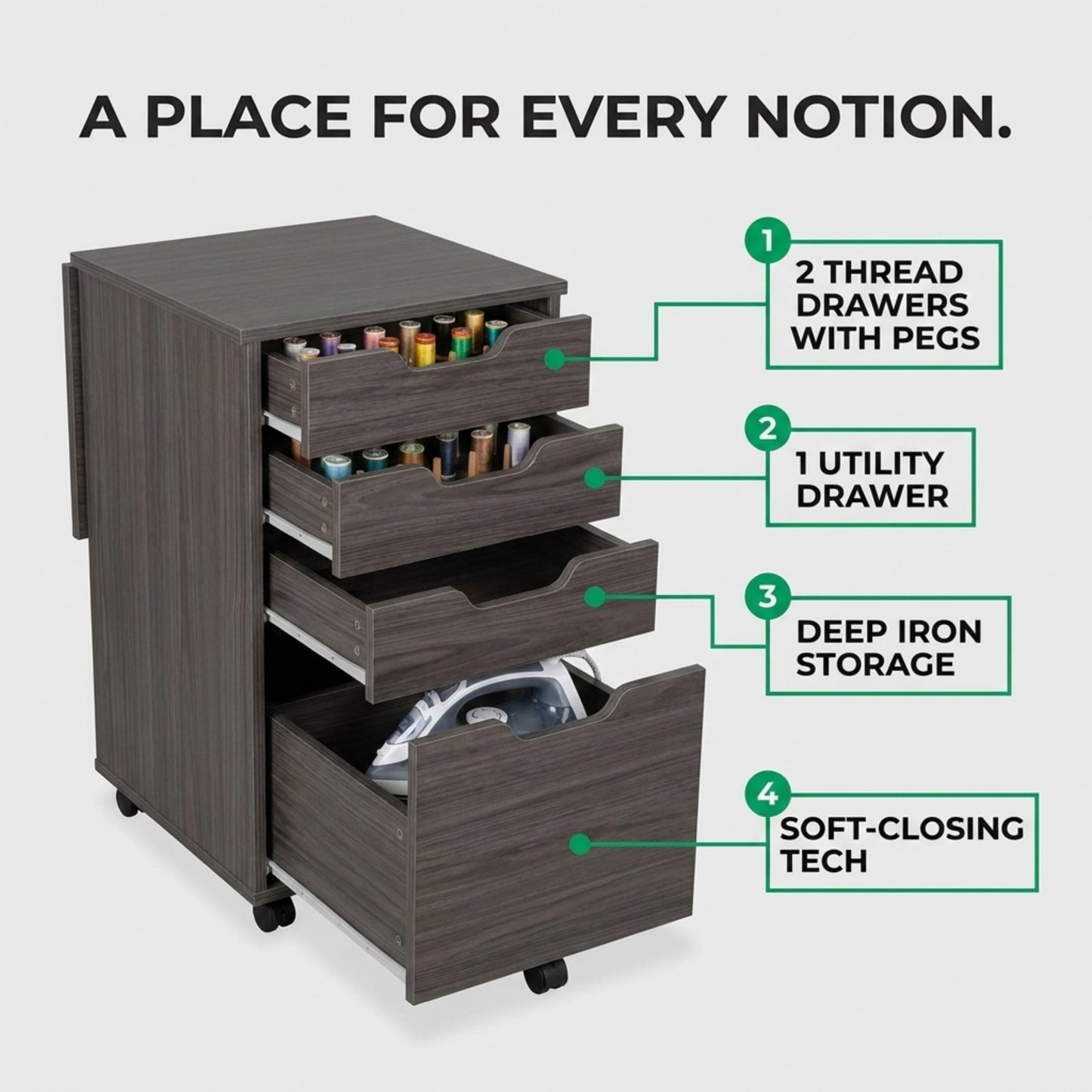 Arrow Sewing Kiwi Storage Cabinet