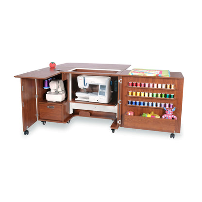Arrow Sewing Wallaby Dual Rail Electric Sewing Cabinet