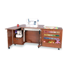 Load image into Gallery viewer, Arrow Sewing Wallaby Dual Rail Electric Sewing Cabinet
