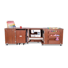 Load image into Gallery viewer, Aussie Dual Rail Electric Sewing Cabinet
