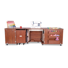 Load image into Gallery viewer, Aussie Dual Rail Electric Sewing Cabinet
