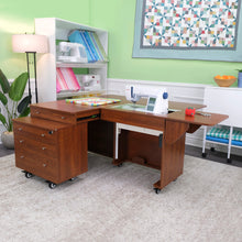 Load image into Gallery viewer, Kangaroo &amp; Joey Dual Rail Electric Sewing Cabinet
