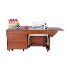 Load image into Gallery viewer, Kangaroo &amp; Joey Dual Rail Electric Sewing Cabinet
