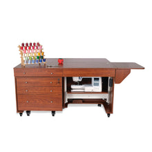 Load image into Gallery viewer, Kangaroo &amp; Joey Dual Rail Electric Sewing Cabinet
