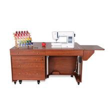 Load image into Gallery viewer, Kangaroo &amp; Joey Dual Rail Electric Sewing Cabinet
