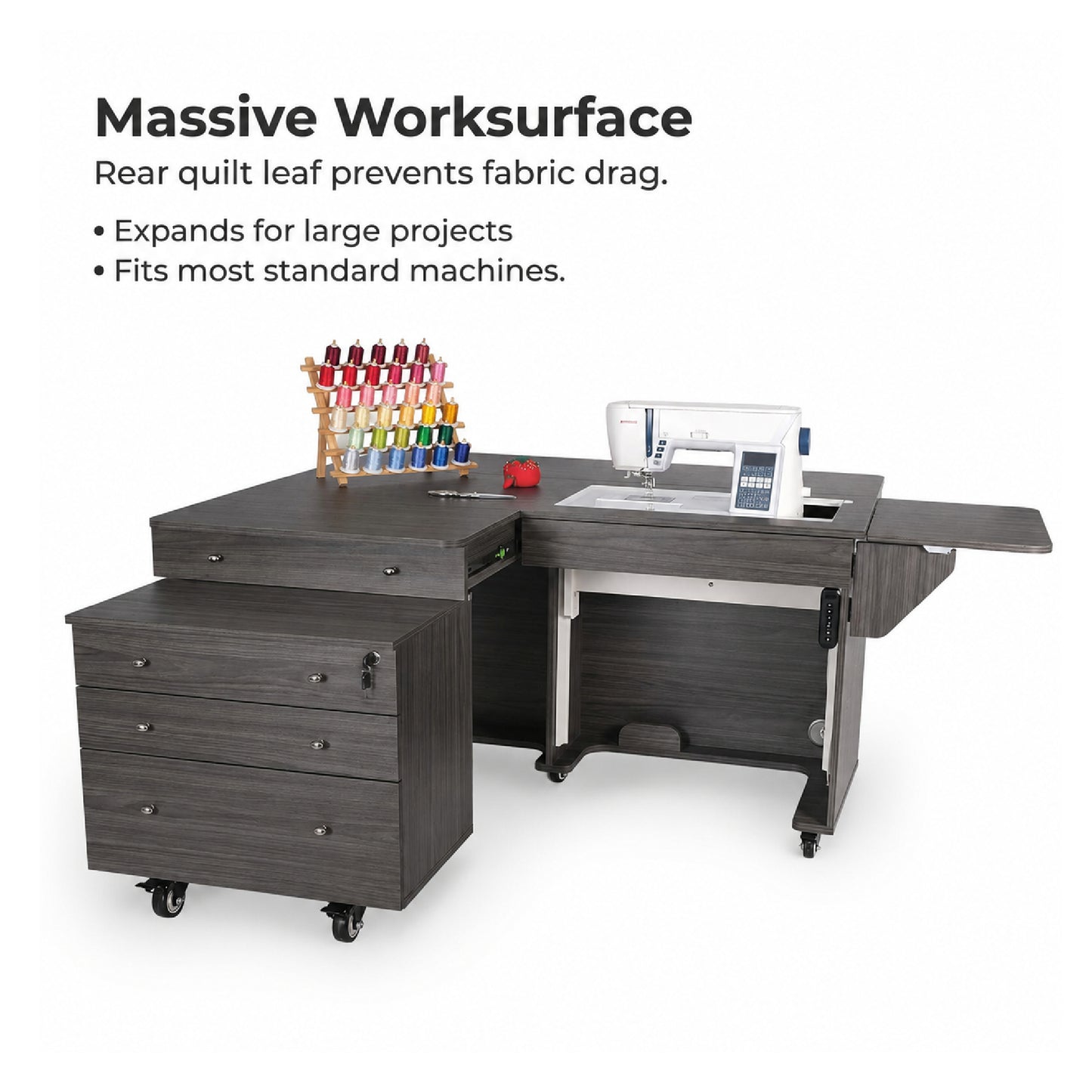 Arrow Sewing Kangaroo & Joey Dual Rail Electric Sewing Cabinet