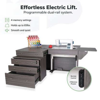 Arrow Sewing Kangaroo & Joey Dual Rail Electric Sewing Cabinet